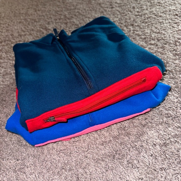 2 Tek Gear boys pull over zipper sweatshirts size medium - Picture 8 of 8